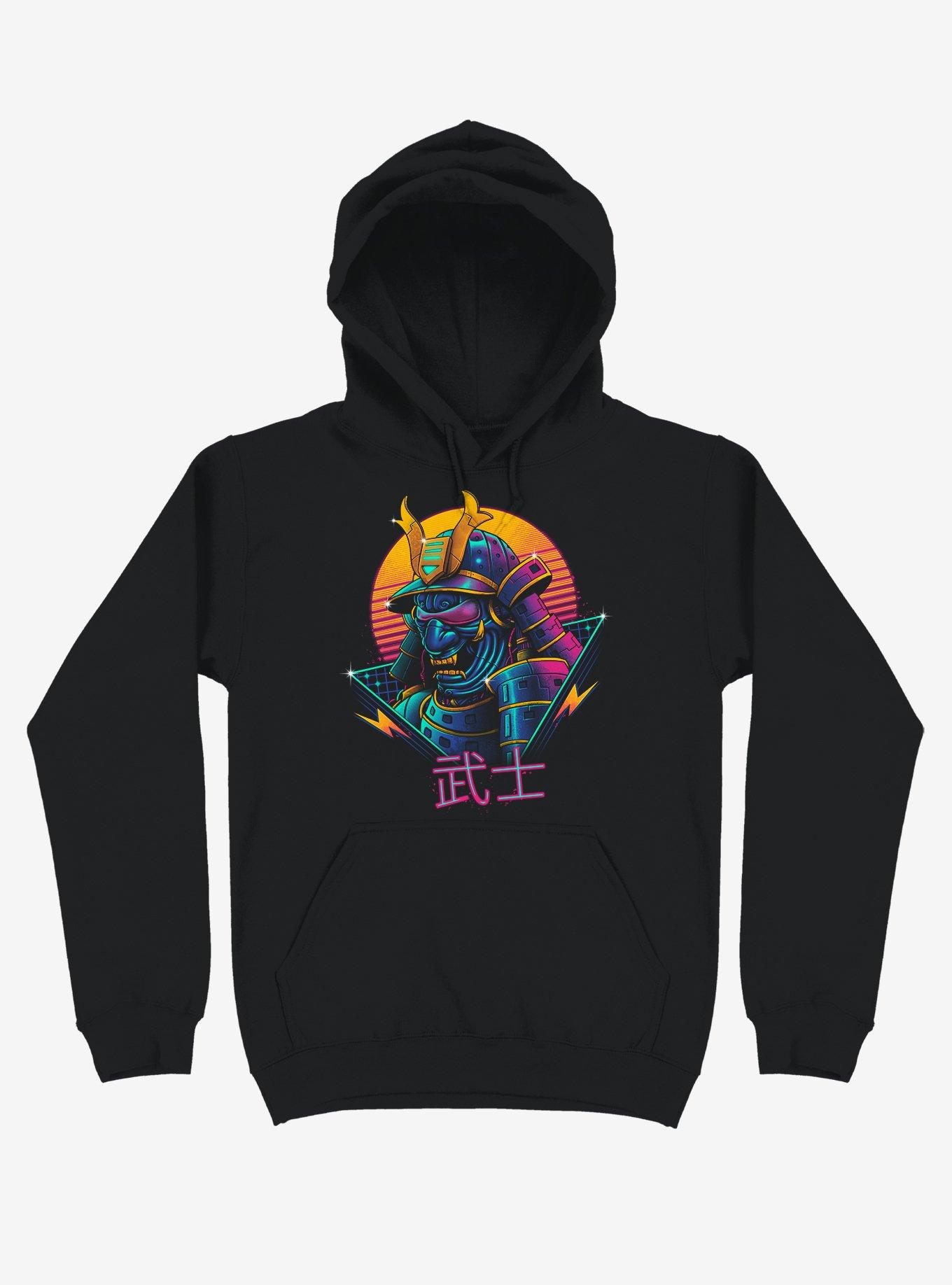 Rad Samurai Black Hoodie, , hi-res