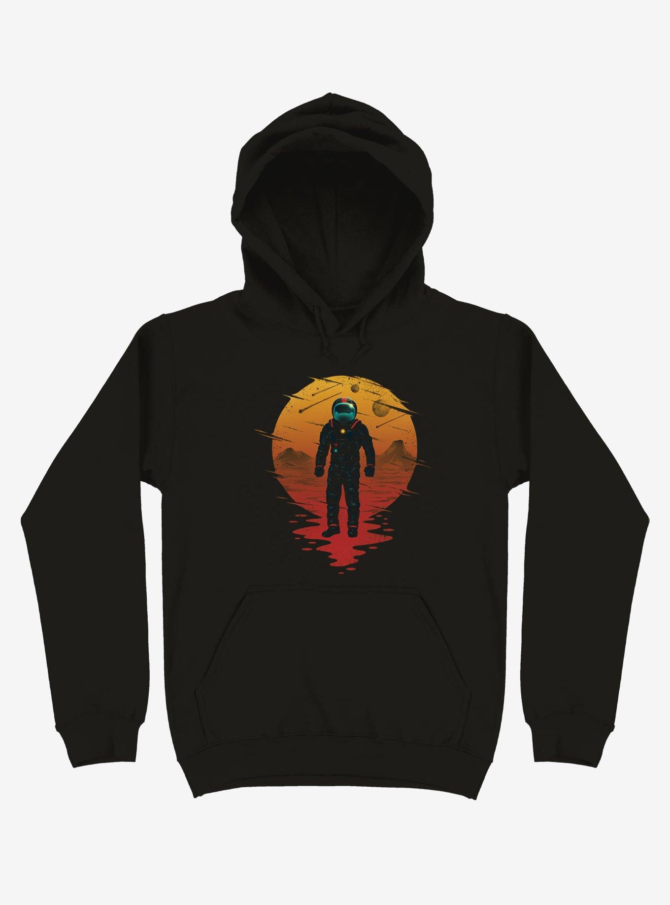 Space Opera Astronaut Black Hoodie