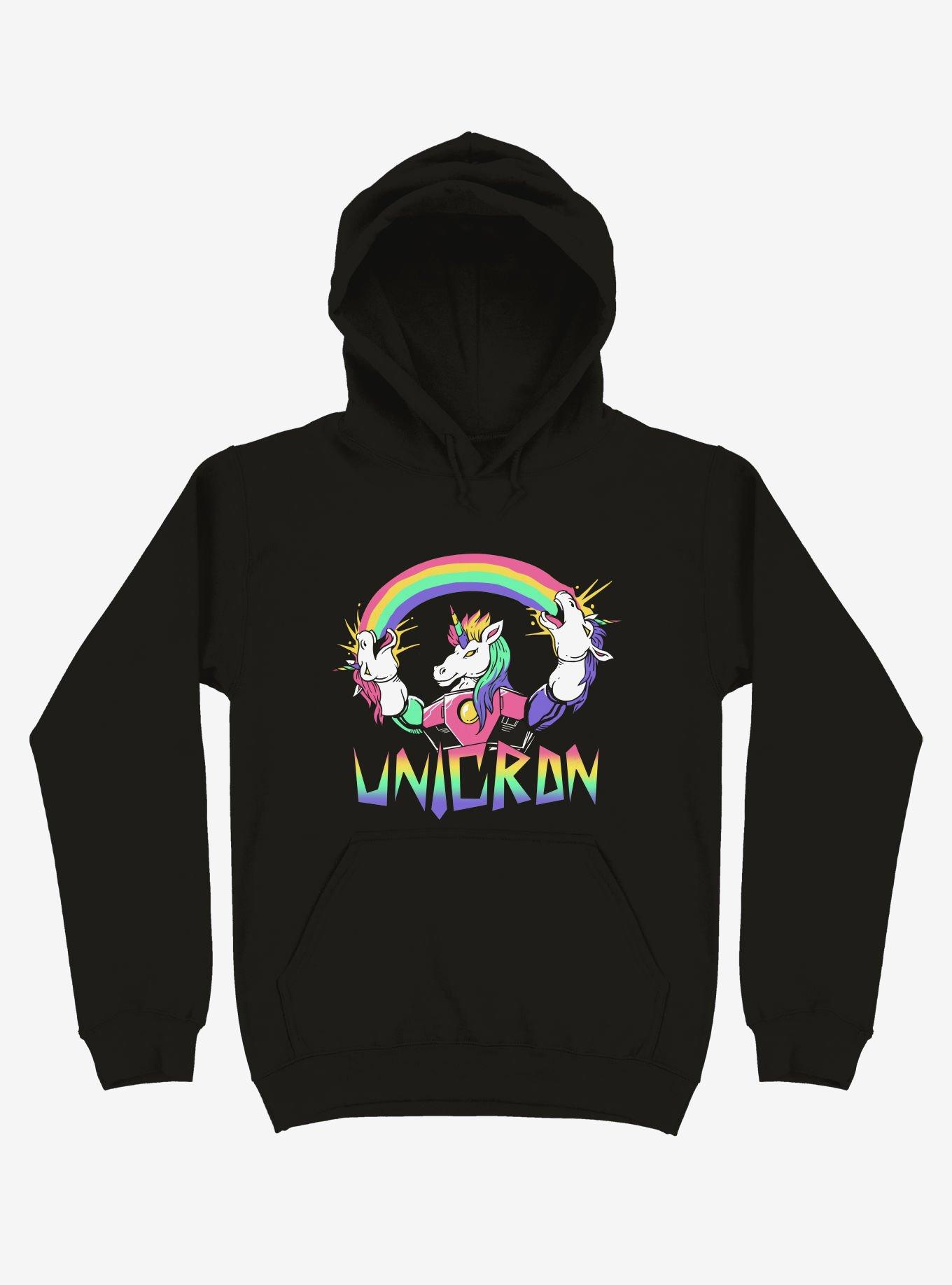Unicron Rainbow Black Hoodie, , hi-res