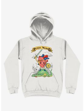 Brave Heart Knight White Hoodie, , hi-res