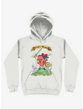 Brave Heart Knight White Hoodie, , hi-res
