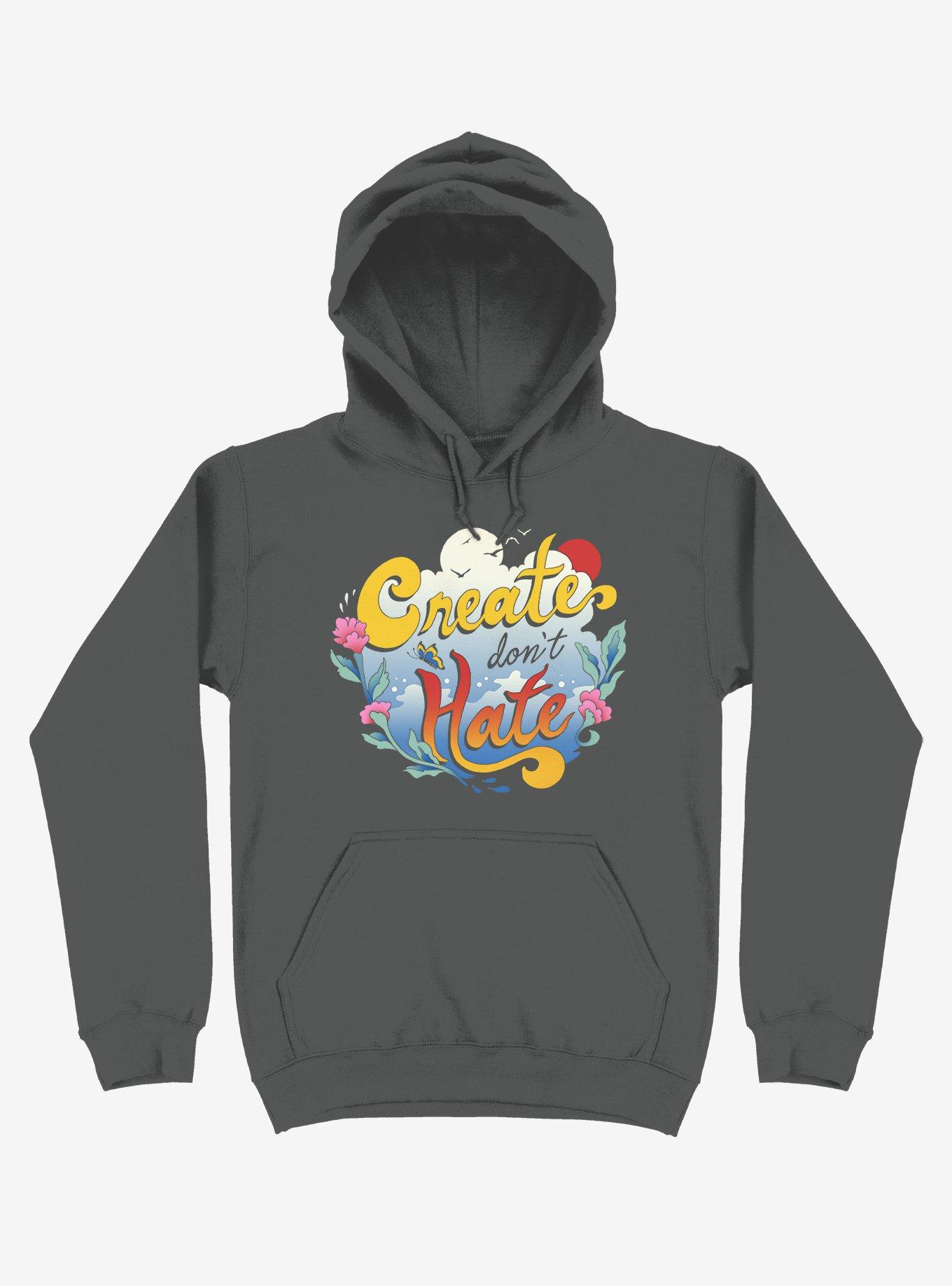 Create Don't Hate Asphalt Grey Hoodie