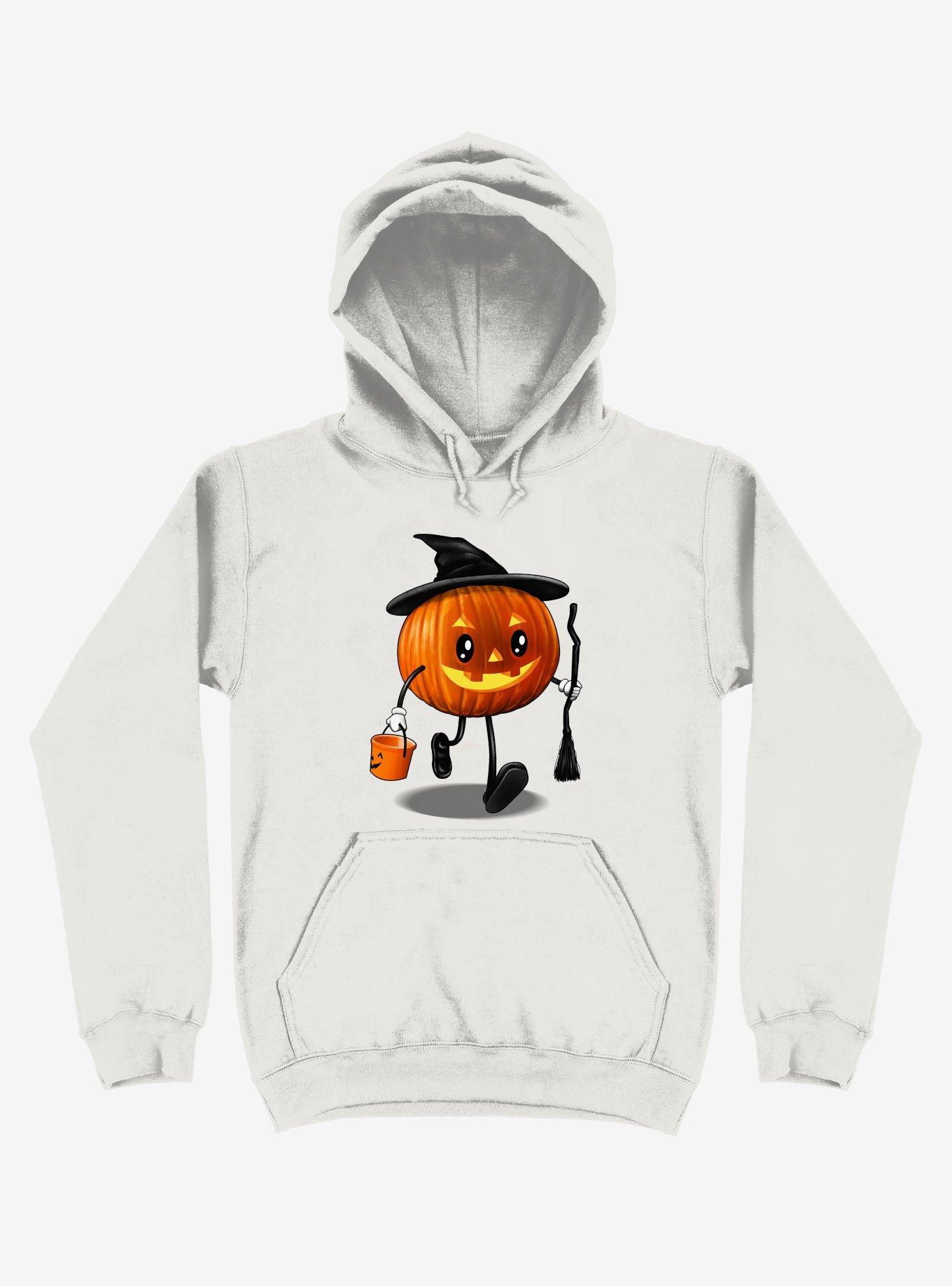 Jack O' Treat White Hoodie, WHITE, hi-res