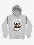 Kawaii Panda Silver Hoodie, SILVER, hi-res