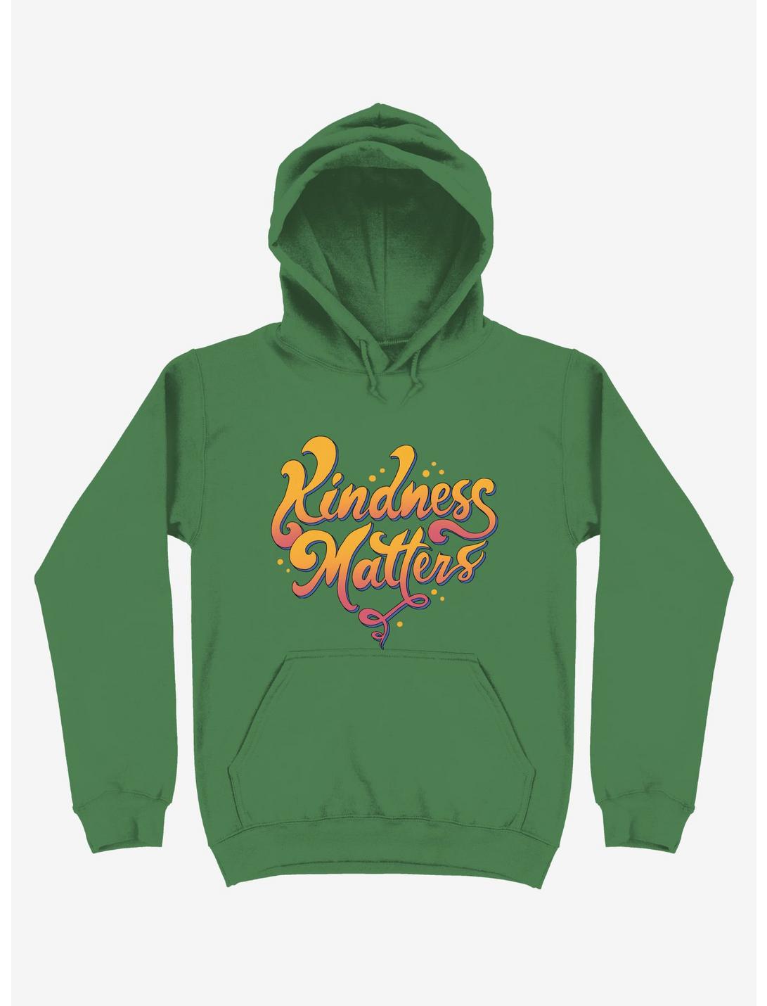 Kindness Matters Kelly Green Hoodie, KELLY GREEN, hi-res