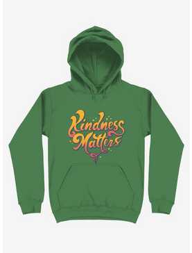 Kindness Matters Kelly Green Hoodie, , hi-res