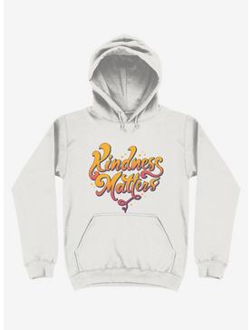 Kindness Matters White Hoodie, , hi-res