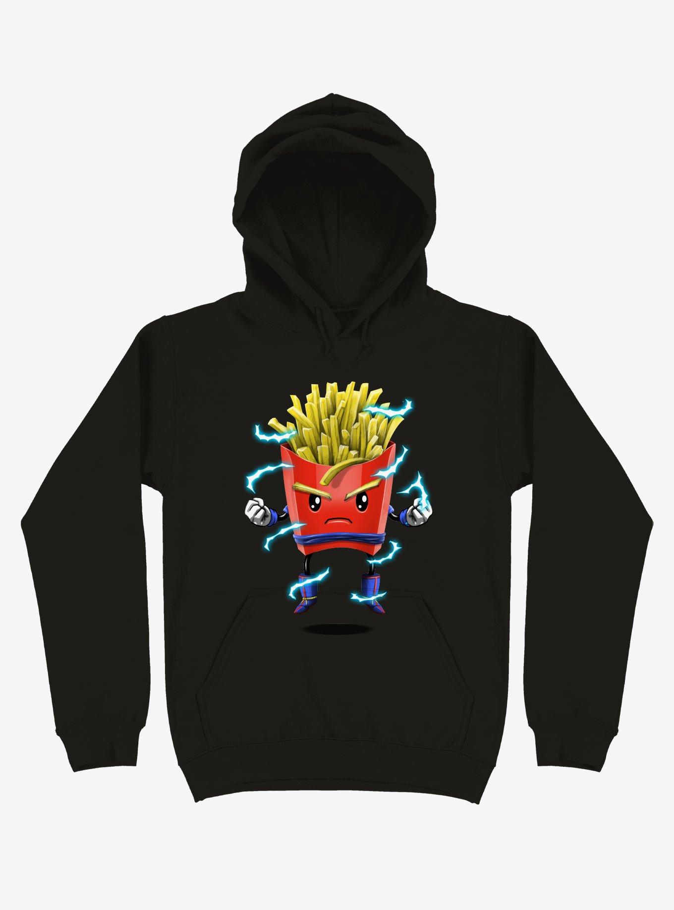 Saiyan Fries Black Hoodie