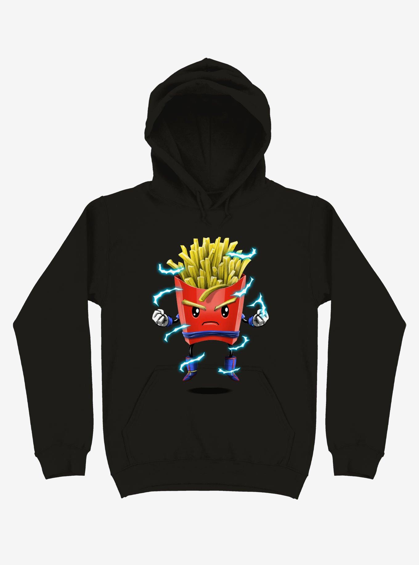 Saiyan Fries Black Hoodie, , hi-res