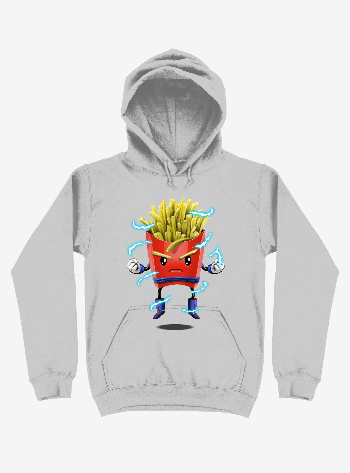 Saiyan Fries Silver Hoodie, , hi-res