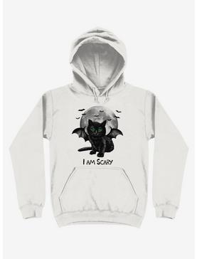 Scary Cat White Hoodie, , hi-res
