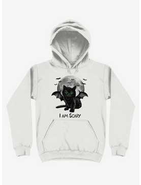 Scary Cat White Hoodie, , hi-res