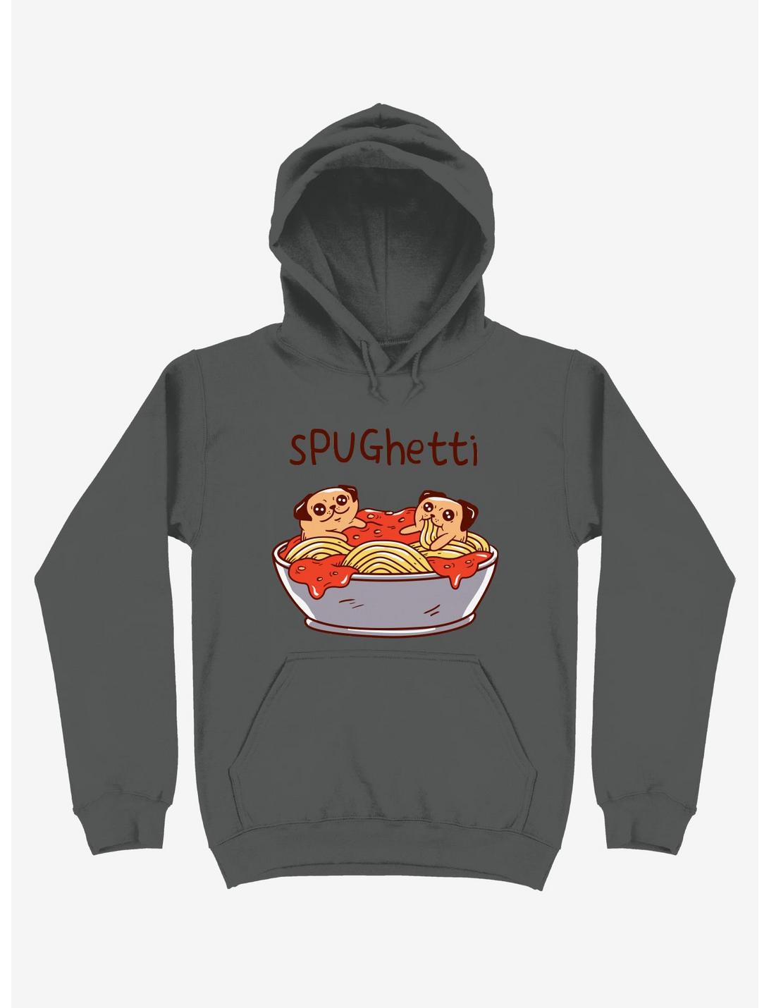 Spughetti Spaghetti Pugs Asphalt Grey Hoodie, ASPHALT, hi-res