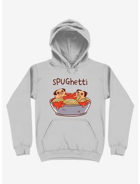 Spughetti Spaghetti Pugs Silver Hoodie, , hi-res