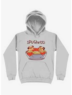 Spughetti Spaghetti Pugs Silver Hoodie, , hi-res