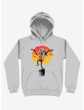 Sushi Style Silver Hoodie, , hi-res