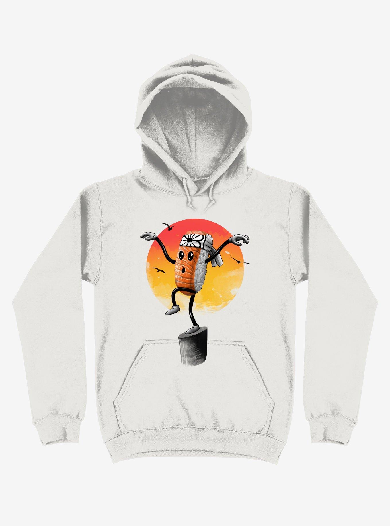 Sushi Style White Hoodie, WHITE, hi-res