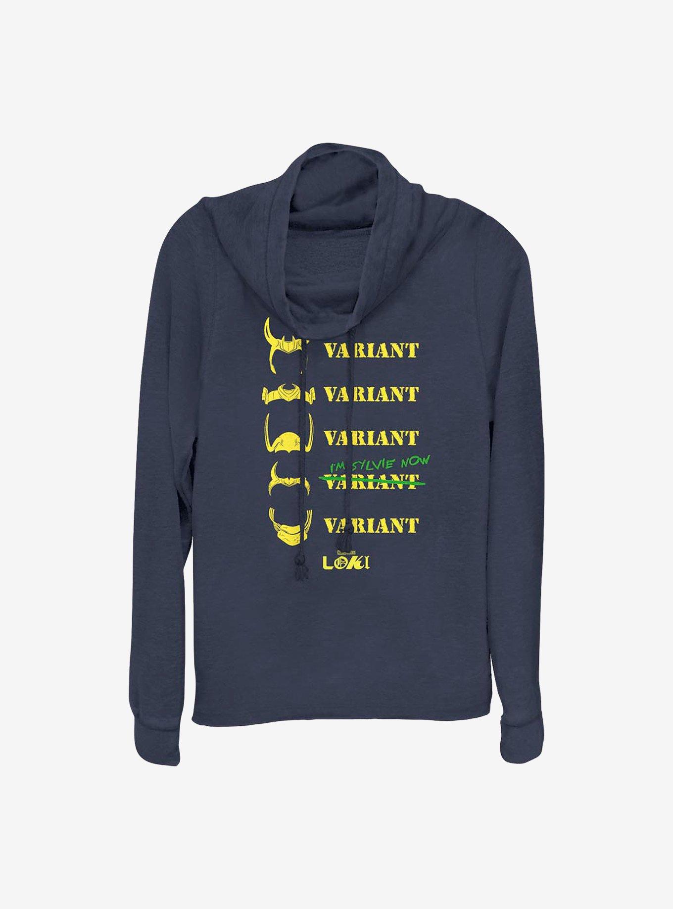 Marvel Loki I'm Sylvie Now Cowlneck Long-Sleeve Girls Top, , hi-res