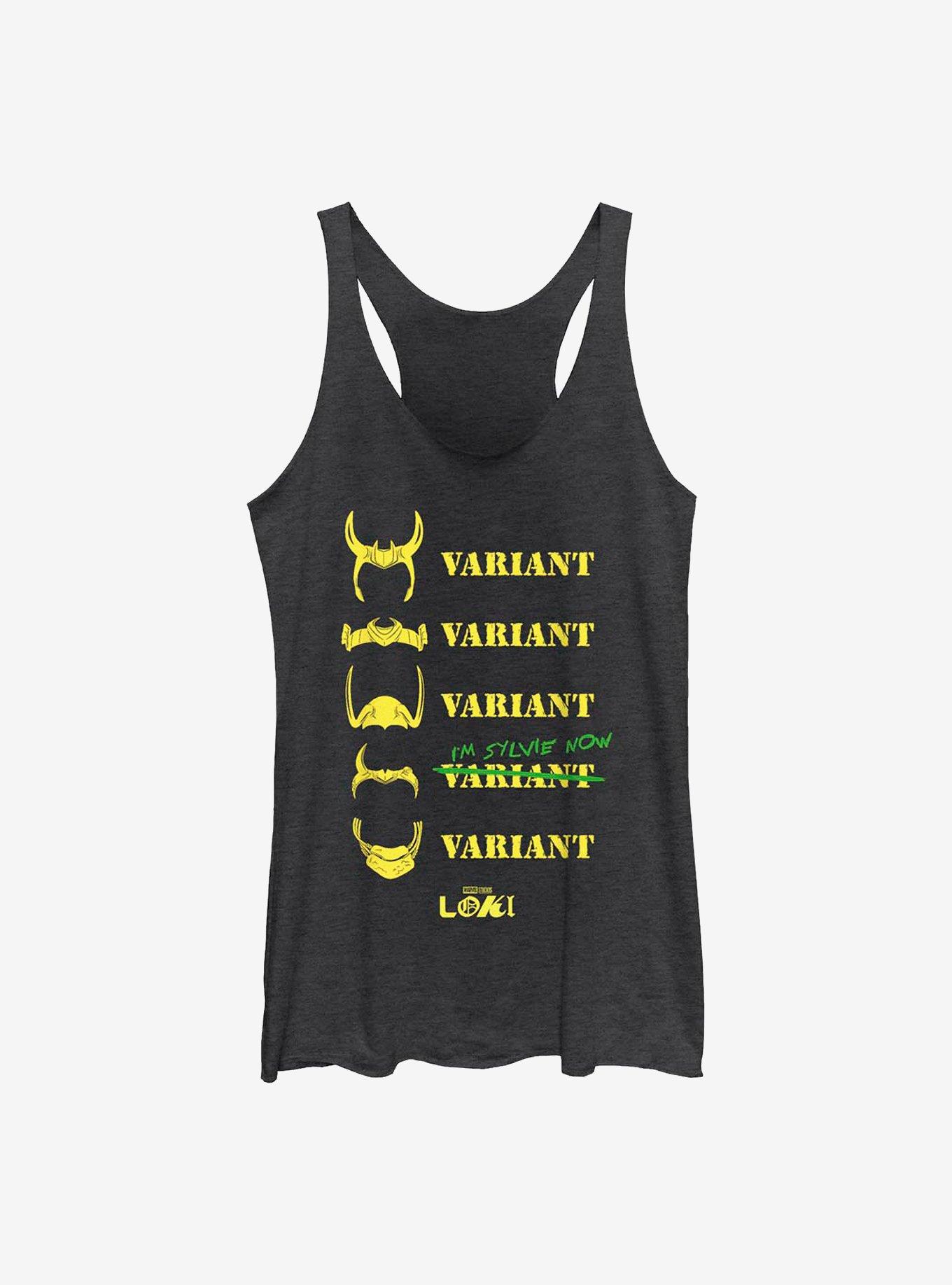 Marvel Loki I'm Sylvie Now Girls Tank, BLK HTR, hi-res