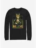 Marvel Loki Political Motive Long-Sleeve T-Shirt, BLACK, hi-res