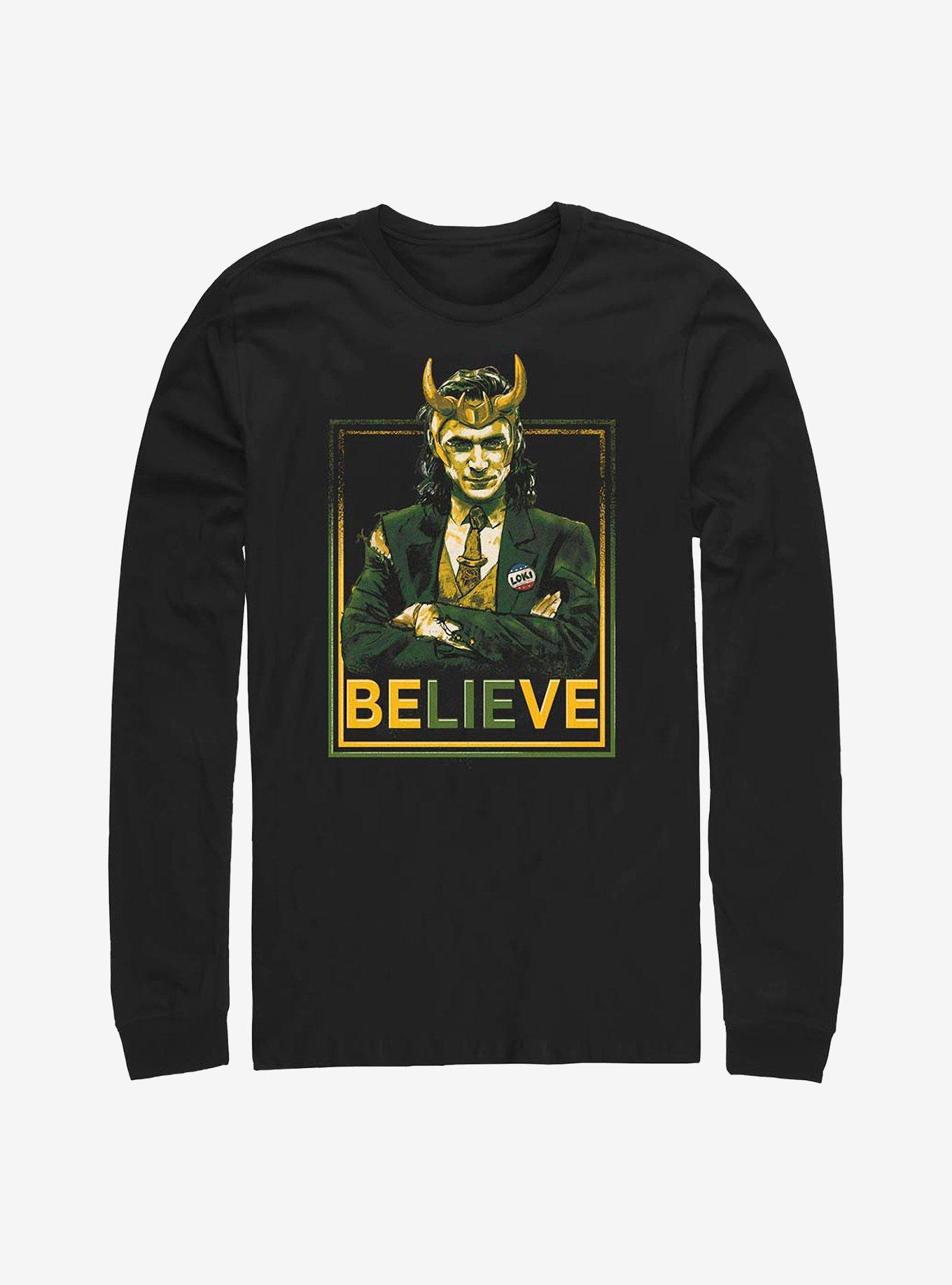 Marvel Loki Political Motive Long-Sleeve T-Shirt, , hi-res