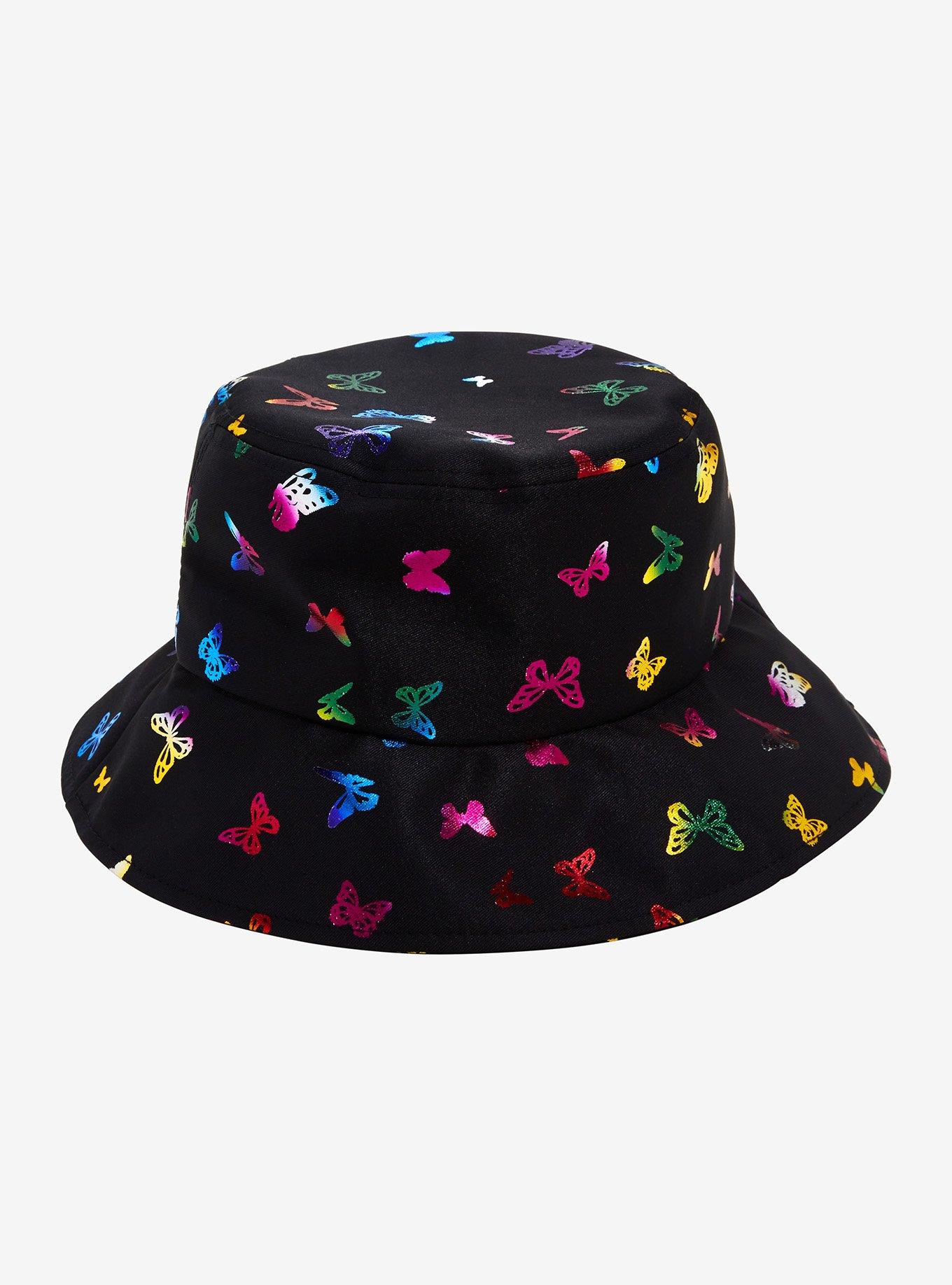 Rainbow Butterfly Bucket Hat, , hi-res