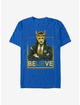 Marvel Loki Political Motive T-Shirt, ROYAL, hi-res