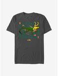 Marvel Loki Alligator Loki Deviance T-Shirt, CHARCOAL, hi-res
