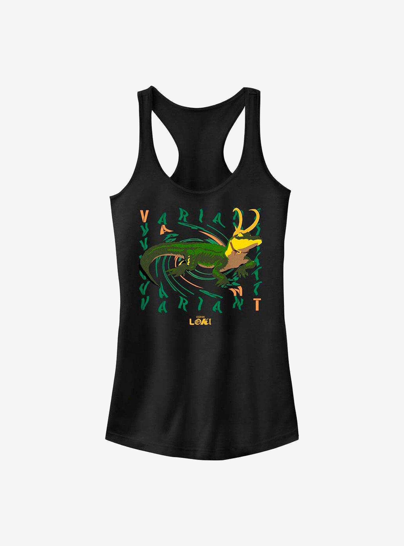 Marvel Loki Alligator Loki Deviance Girls Tank, BLACK, hi-res