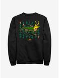 Marvel Loki Alligator Loki Deviance Crew Sweatshirt, BLACK, hi-res