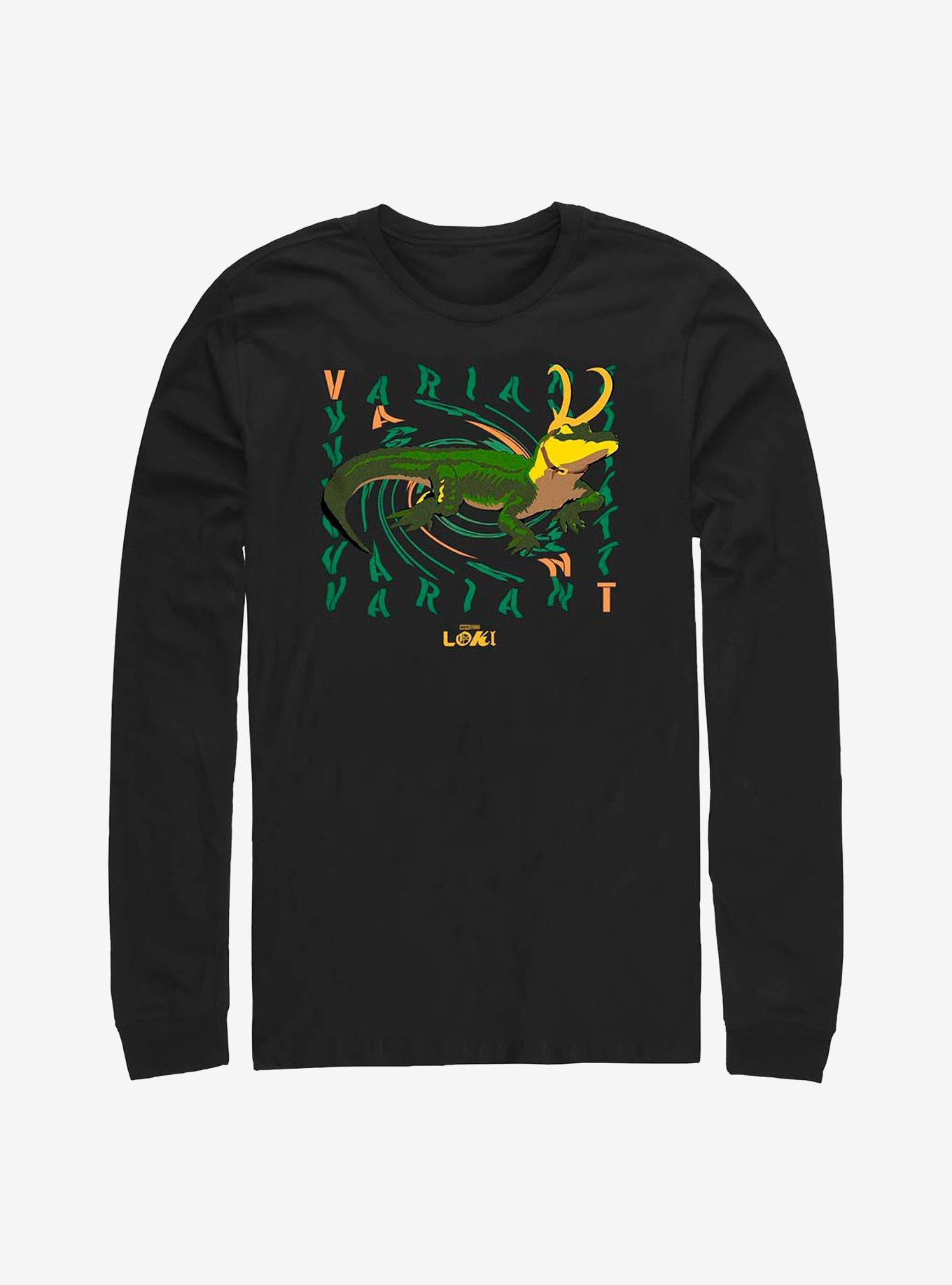 Marvel Loki Alligator Loki Deviance Long-Sleeve T-Shirt, BLACK, hi-res