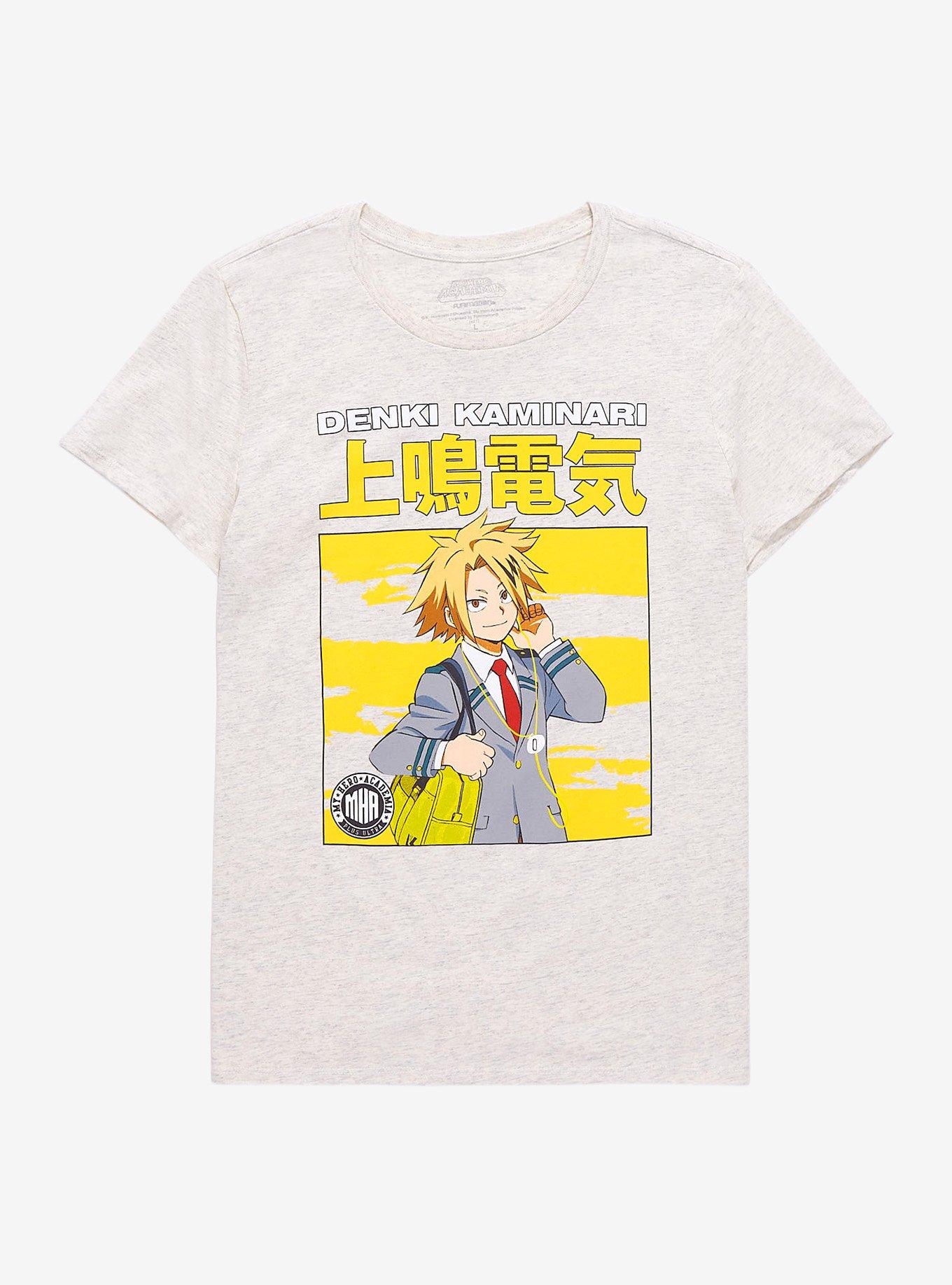 My Hero Academia Denki Kaminari Boyfriend Fit Girls T-Shirt, MULTI, hi-res