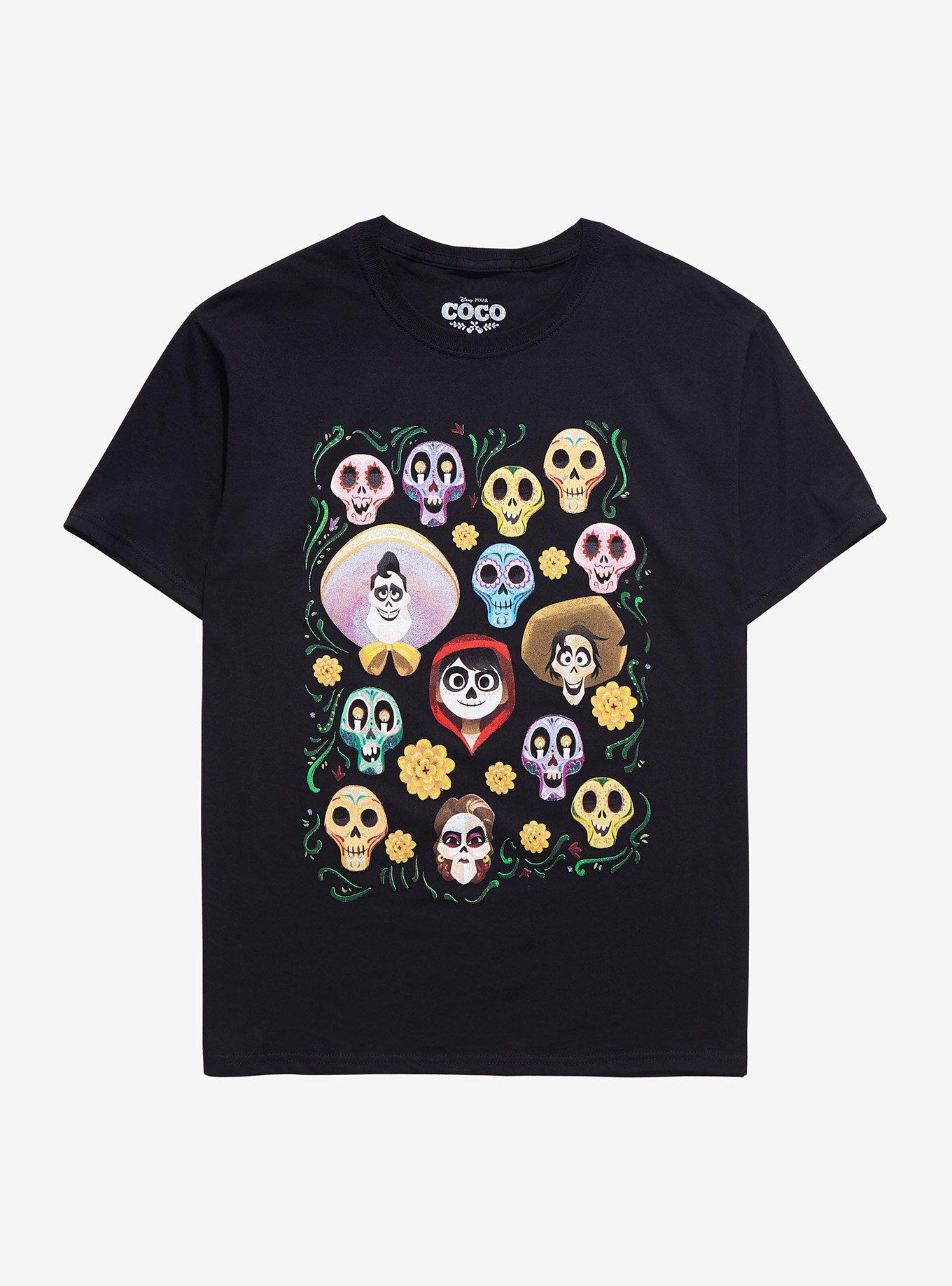 Disney Pixar Coco Calaveras Boyfriend Fit Girls T-Shirt, MULTI, hi-res