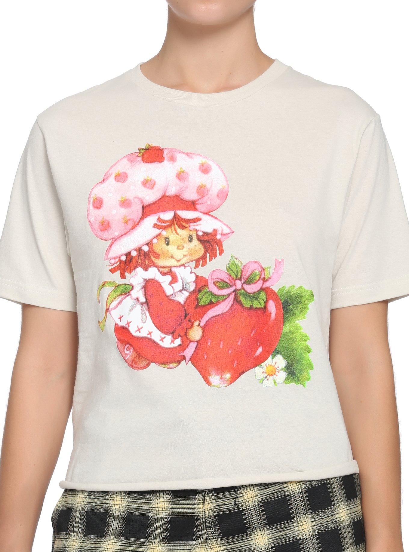 Strawberry Shortcake Vintage Crop Girls T-Shirt, MULTI, hi-res