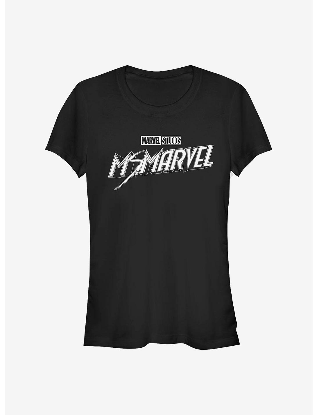 Marvel Ms. Marvel Logo Girls T-Shirt, BLACK, hi-res