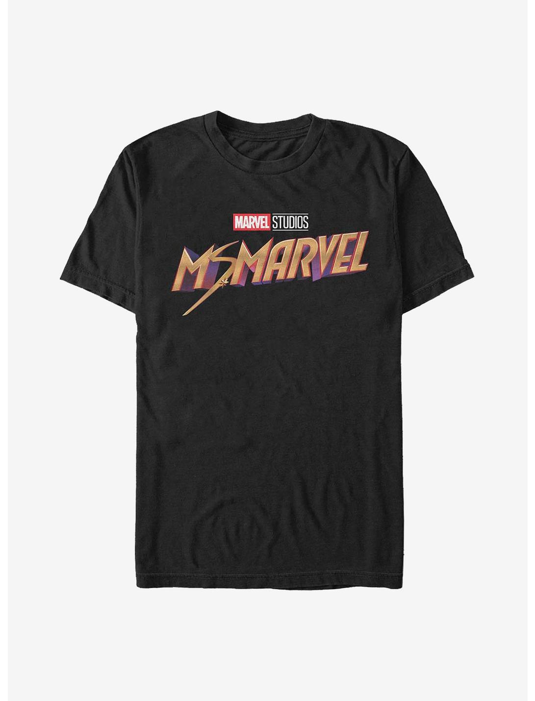Marvel Ms. Marvel Classic Logo T-Shirt, BLACK, hi-res