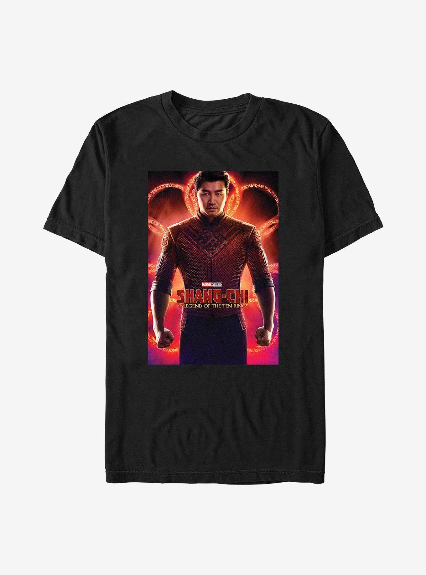 Marvel Shang-Chi And The Legend Of The Ten Rings Shang Chi Poster T-Shirt, BLACK, hi-res