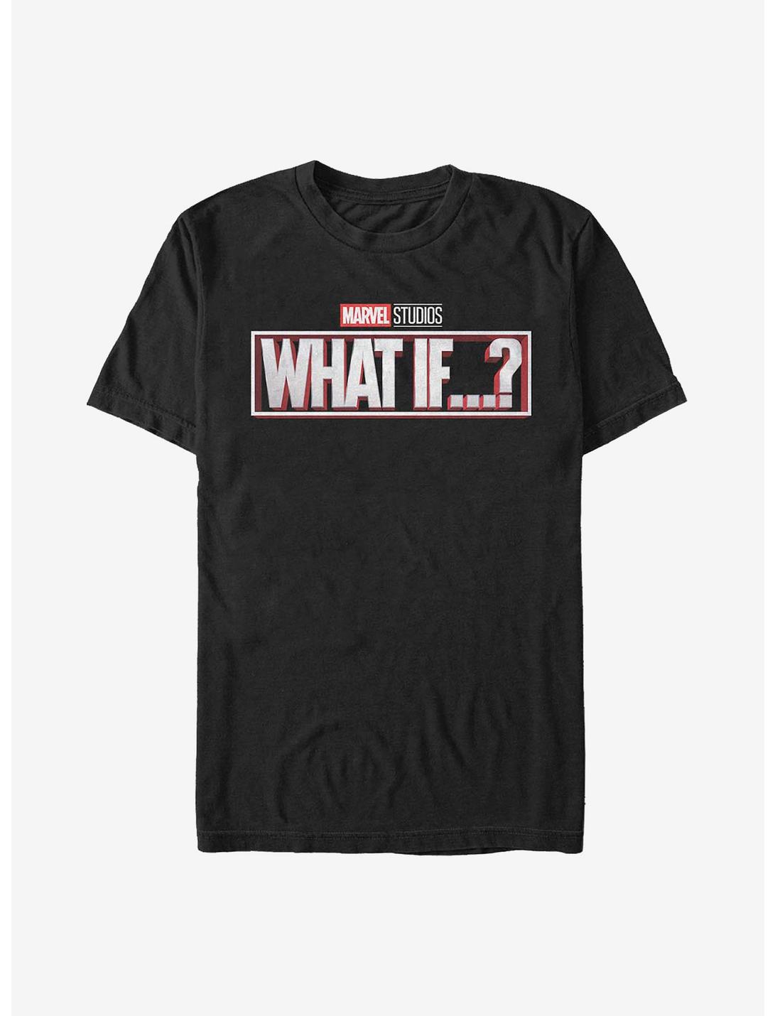 Marvel What If...? What If Logo T-Shirt, BLACK, hi-res