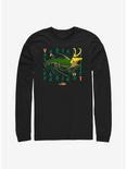 Marvel Loki Alligator Deviance Long-Sleeve T-Shirt, BLACK, hi-res