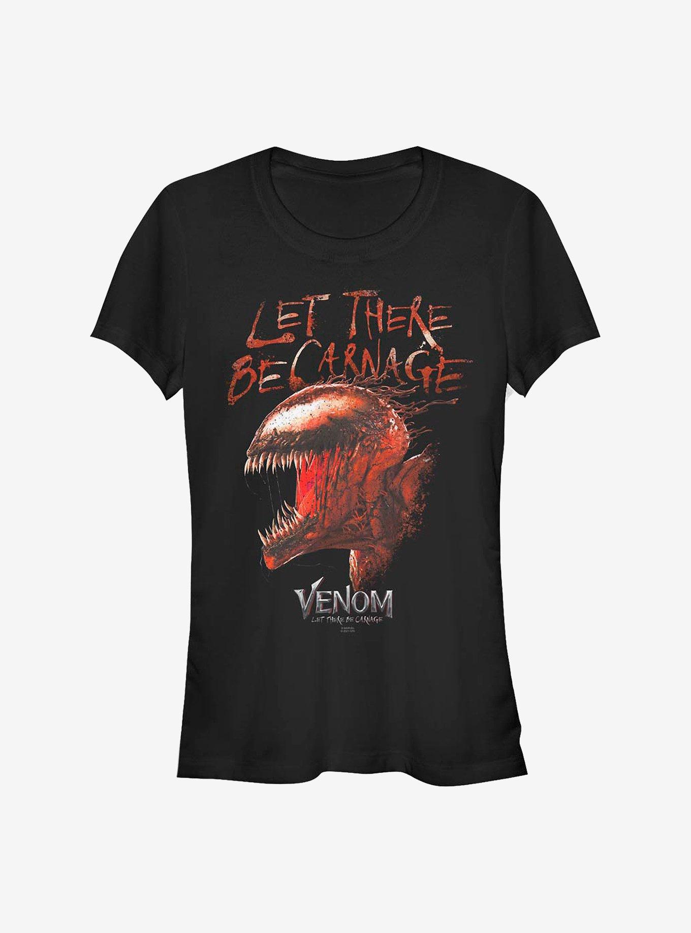 Marvel Venom A Red Carnage Girls T-Shirt, BLACK, hi-res