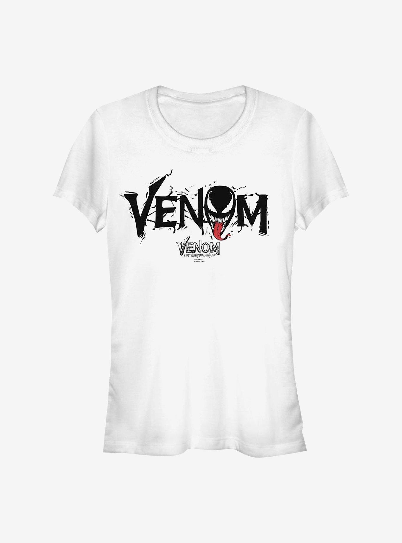 Marvel Venom Black Webs Girls T-Shirt, WHITE, hi-res