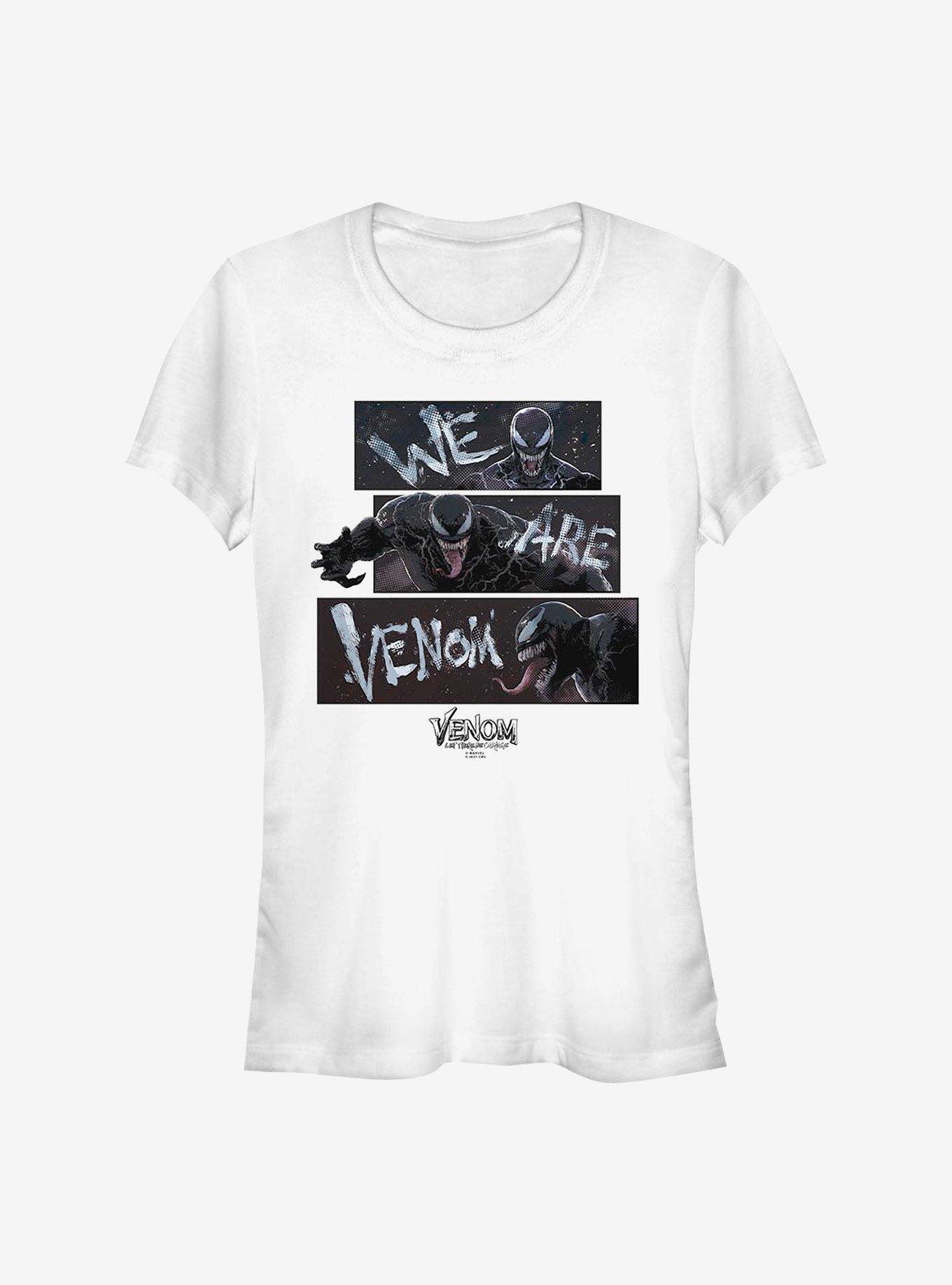 Marvel Venom Comic Panels Girls T-Shirt, WHITE, hi-res