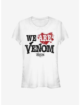 Marvel Venom Splattered We Are Venom Girls T-Shirt, WHITE, hi-res