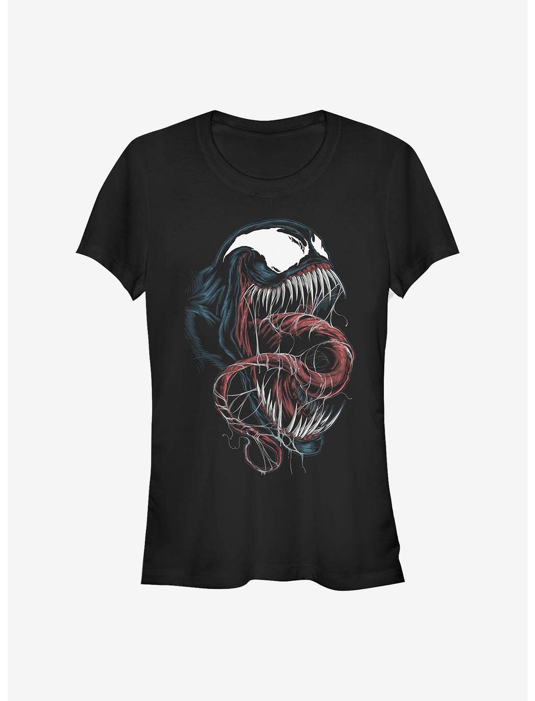 Marvel Venom Tongue Girls T-Shirt, BLACK, hi-res