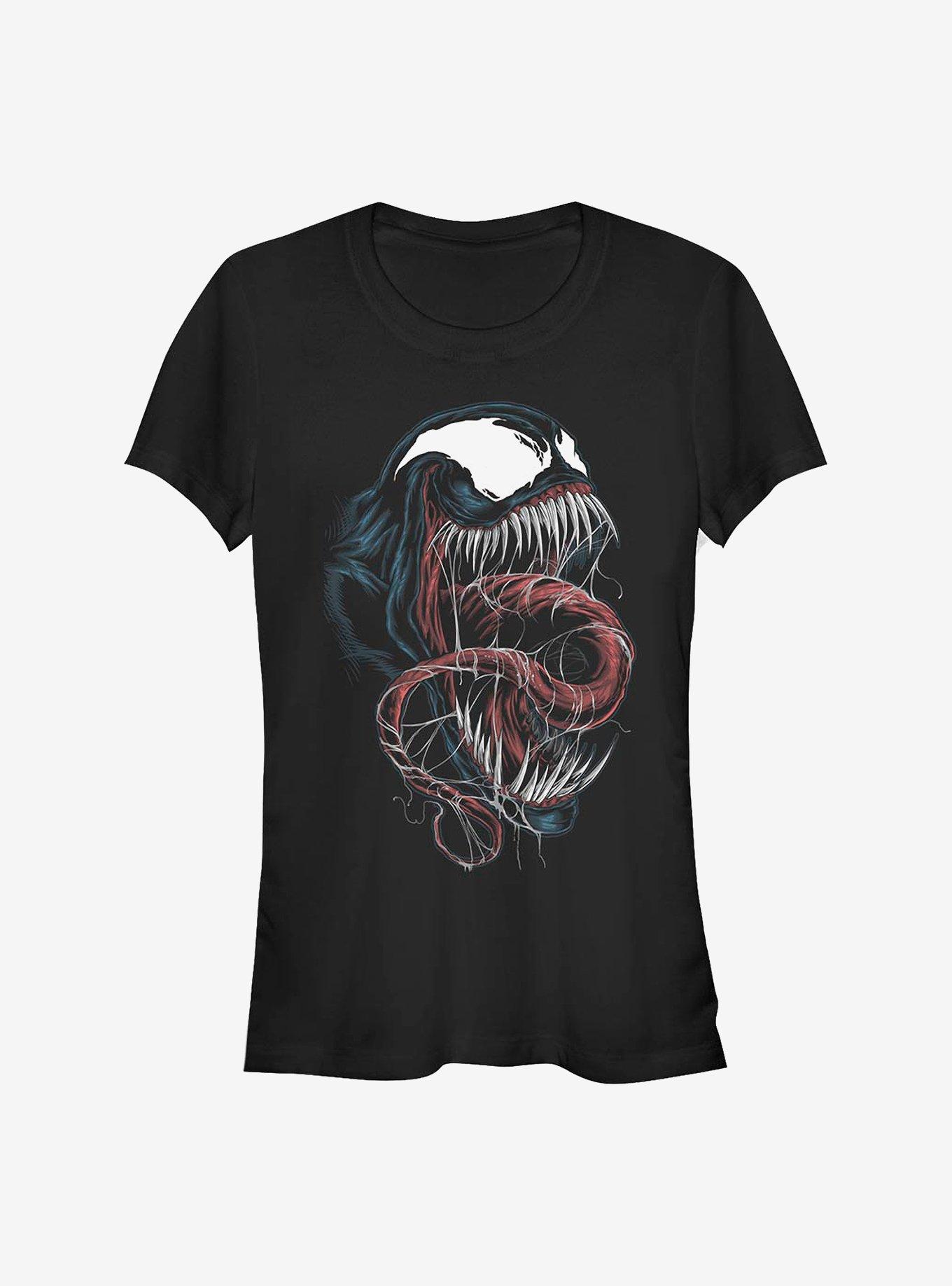 Marvel Venom Tongue Girls T-Shirt, BLACK, hi-res