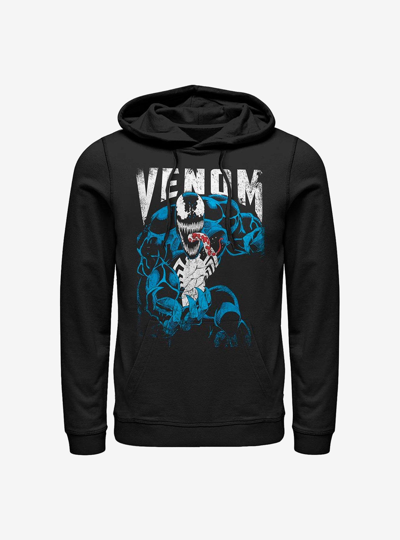 Marvel Venom Grunge Hoodie, BLACK, hi-res