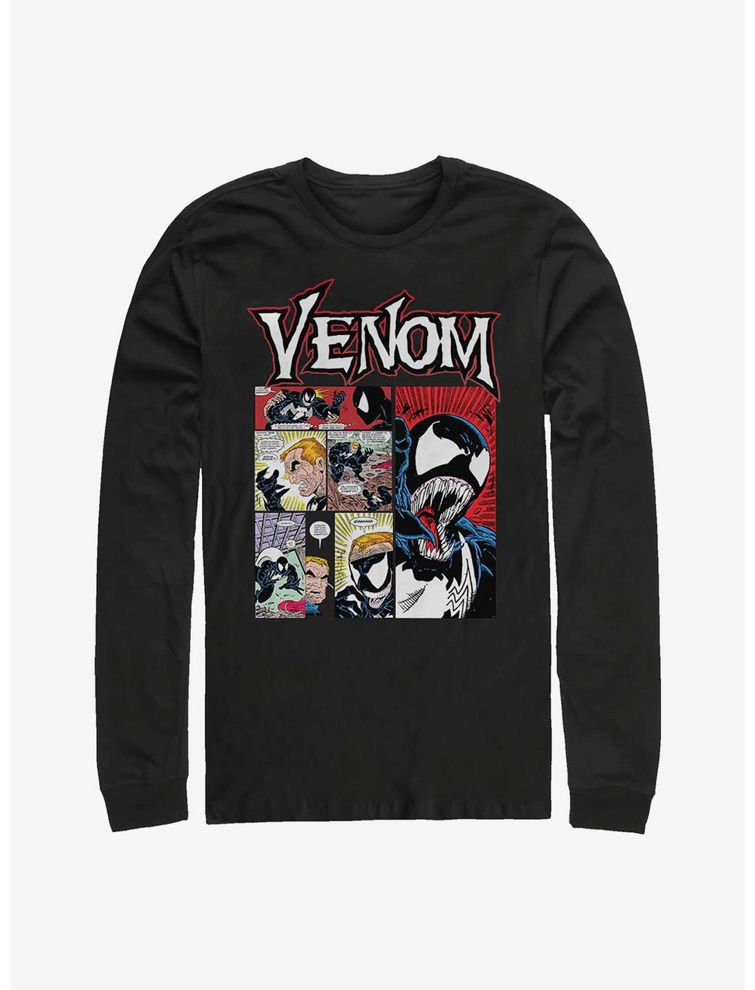 Marvel Venom Comic Long-Sleeve T-Shirt, BLACK, hi-res