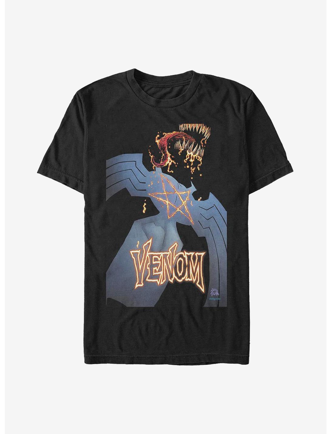 Marvel Venom Poster T-Shirt, BLACK, hi-res