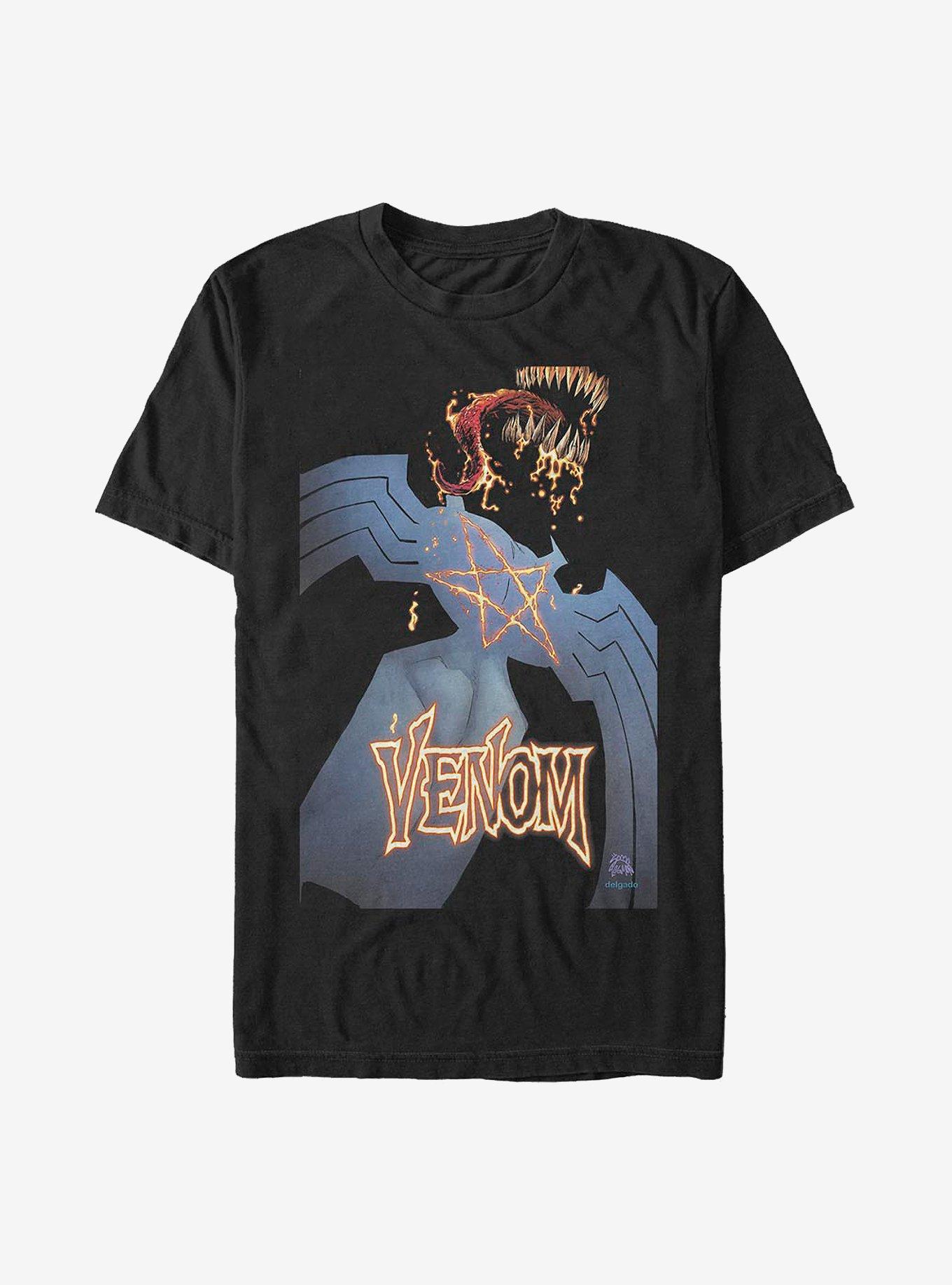 Marvel Venom Poster T-Shirt, BLACK, hi-res