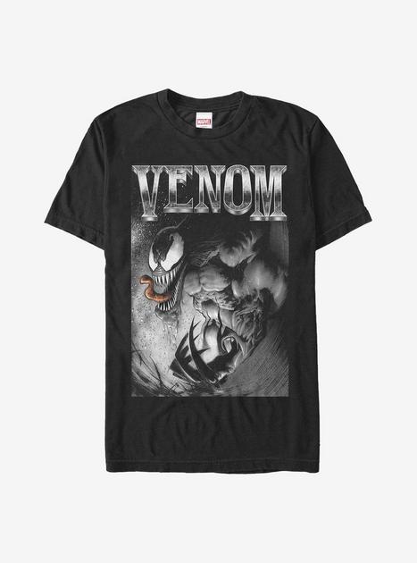 Marvel Venom Style T-Shirt - BLACK | Hot Topic